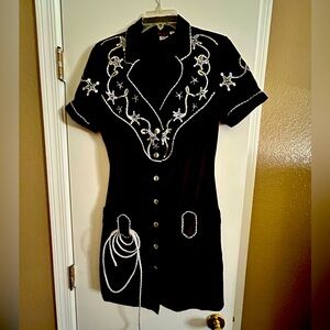 Stunning rhinestone cowgirl Halloween costume!